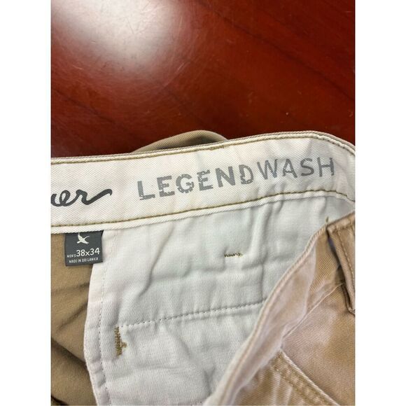 Eddie Bauer Tan Classic Fit Khaki Pants sz 38X34 - Picture 9 of 10